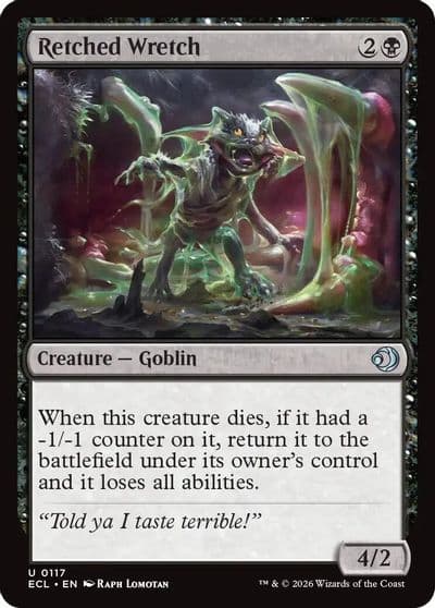 Retched Wretch Lorwyn Eclipsed Magic card