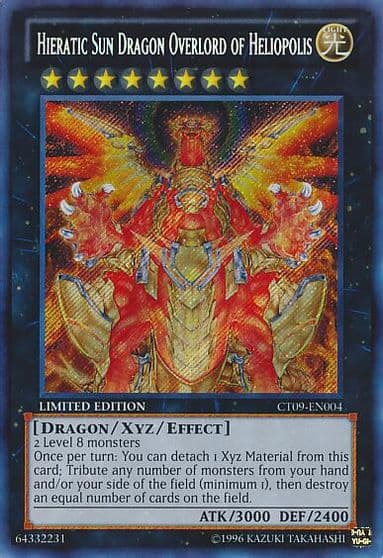 Hieratic Sun Dragon Overlord of Heliopolis 2012 Collectors Tin Yu-Gi-Oh! card