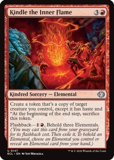 Kindle the Inner Flame Lorwyn Eclipsed Magic card