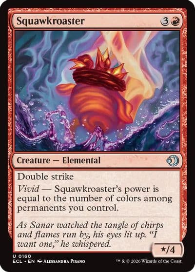 Squawkroaster Lorwyn Eclipsed Magic card