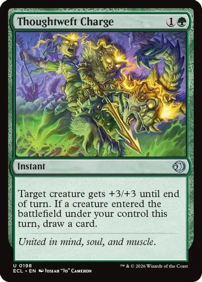 Thoughtweft Charge Lorwyn Eclipsed Magic card