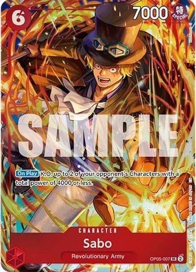 Sabo Illustration Box Vol5 One Piece Promotion Cards One Piece card