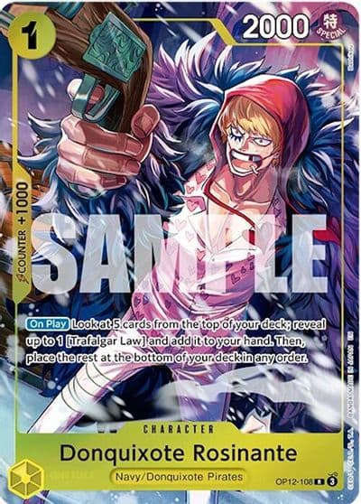 Donquixote Rosinante Illustration Box Vol6 One Piece Promotion Cards One Piece card