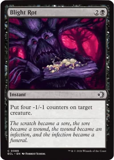 Blight Rot Lorwyn Eclipsed Magic card