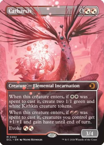 Catharsis Borderless Lorwyn Eclipsed Magic card