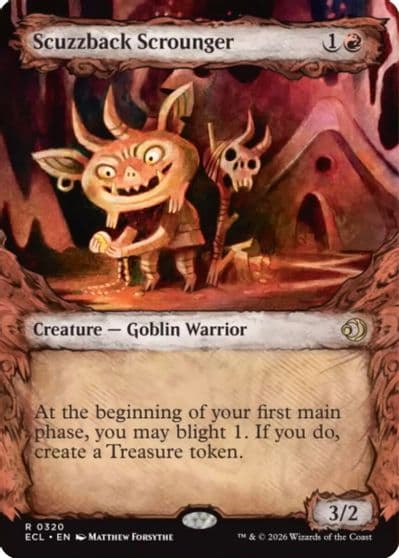 Scuzzback Scrounger Showcase Lorwyn Eclipsed Magic card