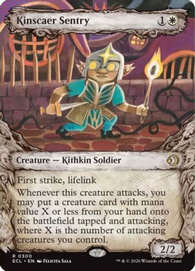 Kinscaer Sentry Showcase Lorwyn Eclipsed Magic card