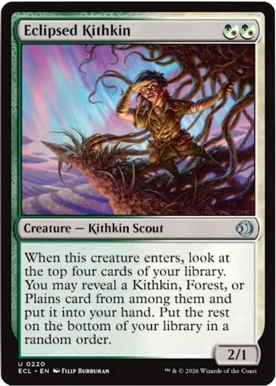 Eclipsed Kithkin Lorwyn Eclipsed Magic card