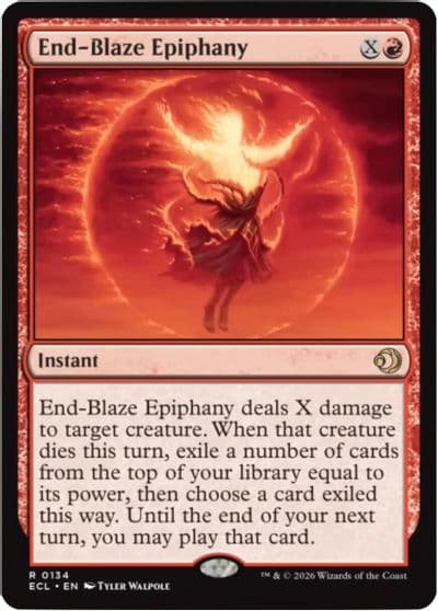 End Blaze Epiphany Lorwyn Eclipsed Magic card