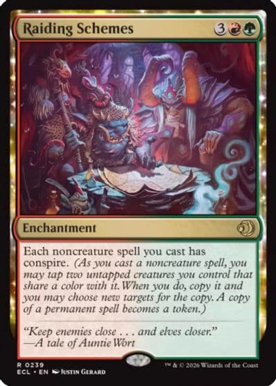 Raiding Schemes Lorwyn Eclipsed Magic card