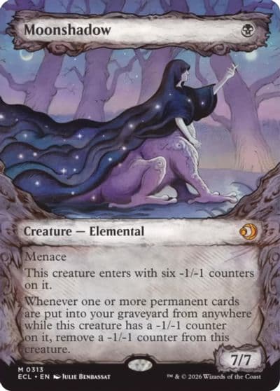 Moonshadow 0313 Showcase Lorwyn Eclipsed Magic card