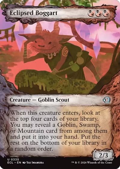Eclipsed Boggart Showcase Lorwyn Eclipsed Magic card