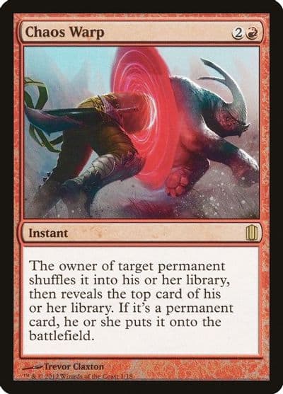 Chaos Warp Commander's Arsenal Magic card