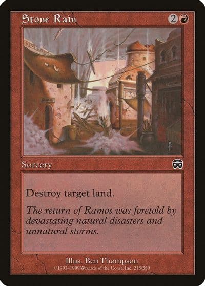 Stone Rain Mercadian Masques Magic card