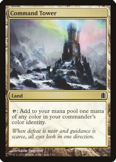 Command Tower Commander's Arsenal Magic card