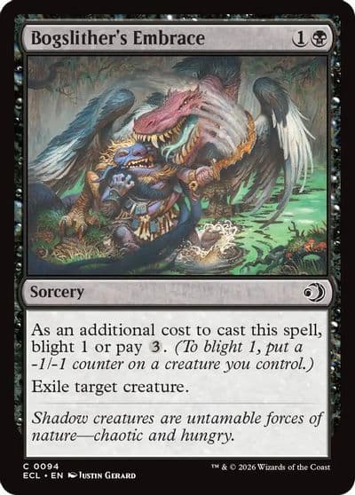 Bogslithers Embrace Lorwyn Eclipsed Magic card