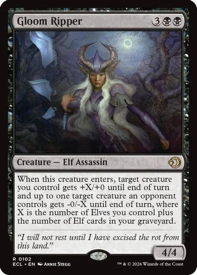 Gloom Ripper Lorwyn Eclipsed Magic card