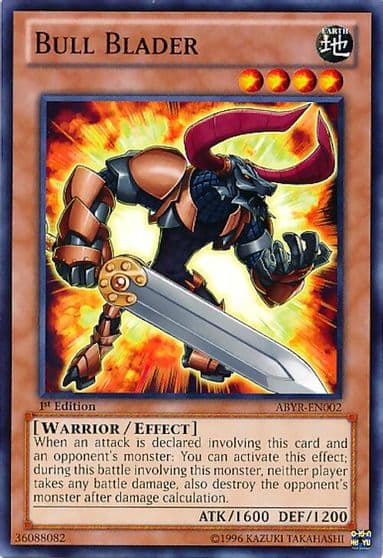 Bull Blader Abyss Rising Yu-Gi-Oh! card
