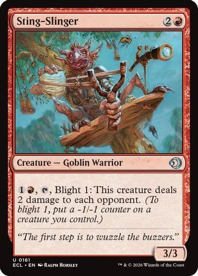 Sting Slinger Lorwyn Eclipsed Magic card