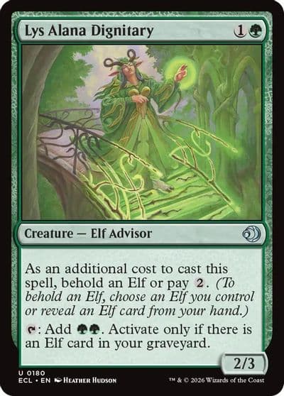 Lys Alana Dignitary Lorwyn Eclipsed Magic card