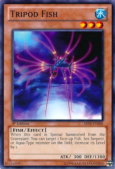 Tripod Fish Abyss Rising Yu-Gi-Oh! card