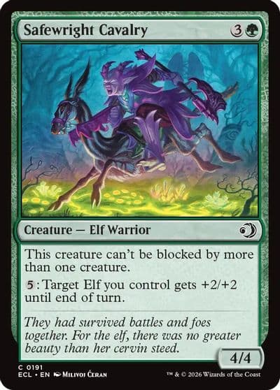 Safewright Cavalry Lorwyn Eclipsed Magic card