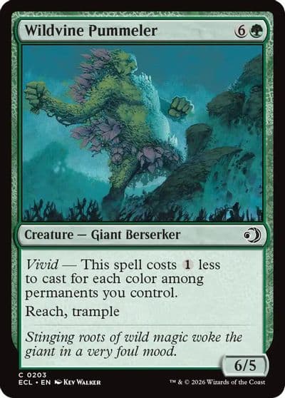 Wildvine Pummeler Lorwyn Eclipsed Magic card