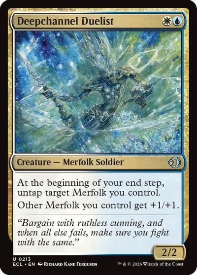 Deepchannel Duelist Lorwyn Eclipsed Magic card