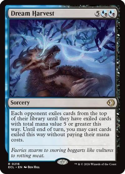 Dream Harvest Lorwyn Eclipsed Magic card