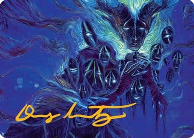 Thirst for Identity Art Card Gold Stamped Signature Art Series: Lorwyn Eclipsed Magic card