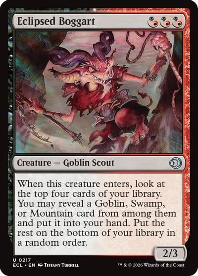 Eclipsed Boggart Lorwyn Eclipsed Magic card