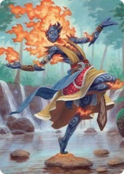 Ashling Rekindled Art Card 16 54 Art Series: Lorwyn Eclipsed Magic card
