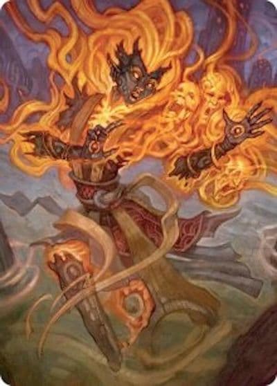 Ashling Rekindled Art Card 33 54 Art Series: Lorwyn Eclipsed Magic card