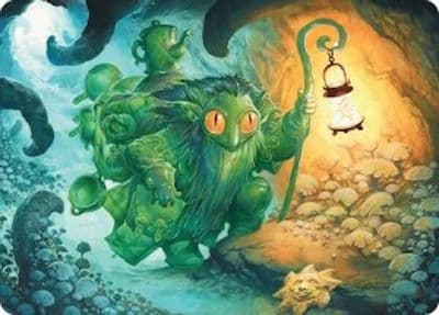 Mutable Explorer Art Card 21 54 Art Series: Lorwyn Eclipsed Magic card