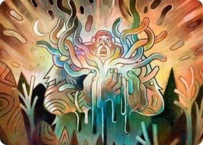 Aurora Awakener Art Card 40 54 Art Series: Lorwyn Eclipsed Magic card
