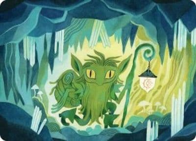 Mutable Explorer Art Card 43 54 Art Series: Lorwyn Eclipsed Magic card