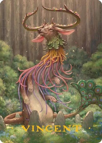 Jubilation Art Card Gold Stamped Signature Art Series: Lorwyn Eclipsed Magic card