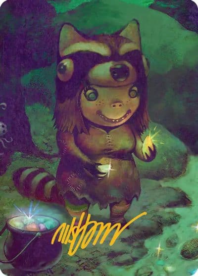 Glister Bairn Art Card Gold Stamped Signature Art Series: Lorwyn Eclipsed Magic card