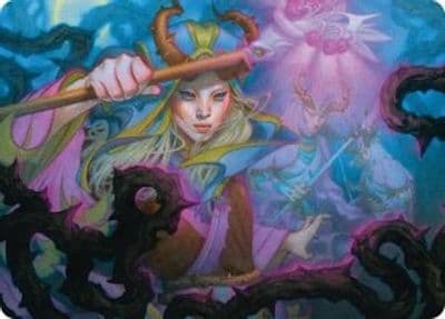 Stoic Grove Guide Art Card Art Series: Lorwyn Eclipsed Magic card