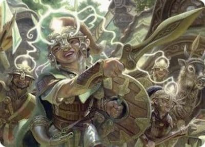 Thoughtweft Lieutenant Art Card Art Series: Lorwyn Eclipsed Magic card