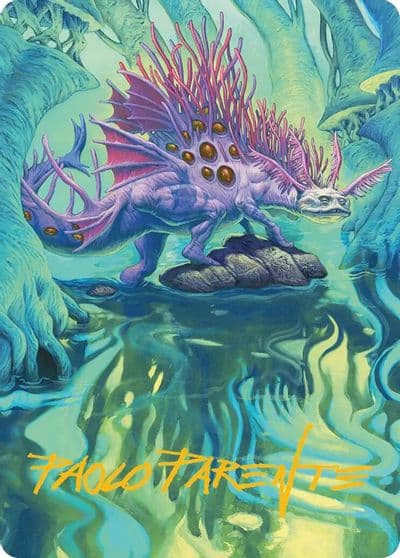 Wistfulness Art Card Gold Stamped Signature Art Series: Lorwyn Eclipsed Magic card