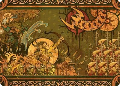 Chronicle of Victory Art Card Gold Stamped Signature Art Series: Lorwyn Eclipsed Magic card