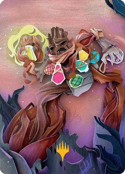 Painters Servant Art Card Gold Stamped Planeswalker Symbol Art Series: Lorwyn Eclipsed Magic card