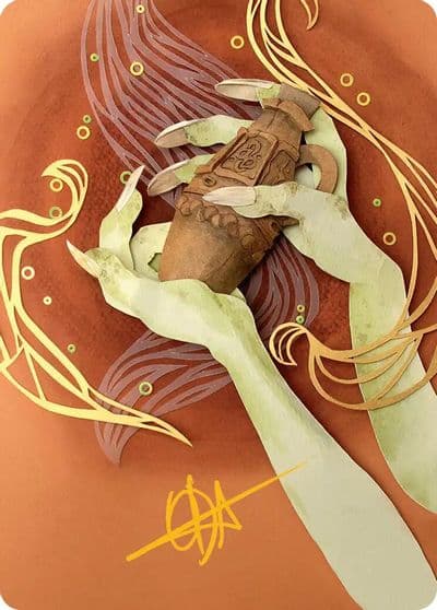 Thousand Year Elixir Art Card Gold Stamped Signature Art Series: Lorwyn Eclipsed Magic card