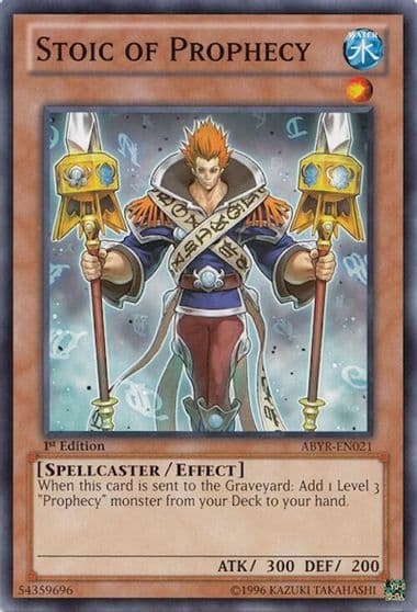 Stoic of Prophecy Abyss Rising Yu-Gi-Oh! card