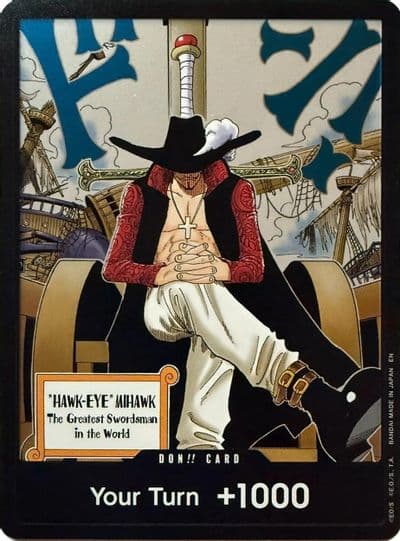 DON Card Dracule Mihawk The Azure Sea's Seven One Piece card