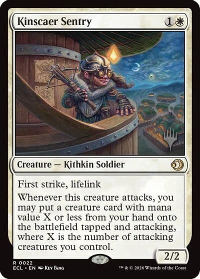 Kinscaer Sentry Promo Pack: Lorwyn Eclipsed Magic card