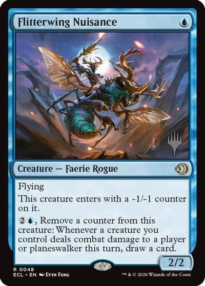 Flitterwing Nuisance Promo Pack: Lorwyn Eclipsed Magic card