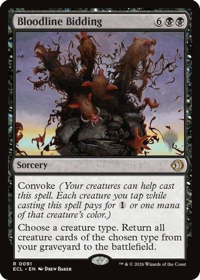 Bloodline Bidding Promo Pack: Lorwyn Eclipsed Magic card