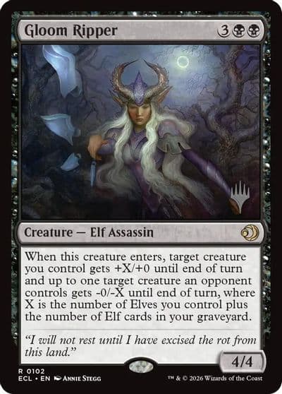Gloom Ripper Promo Pack: Lorwyn Eclipsed Magic card